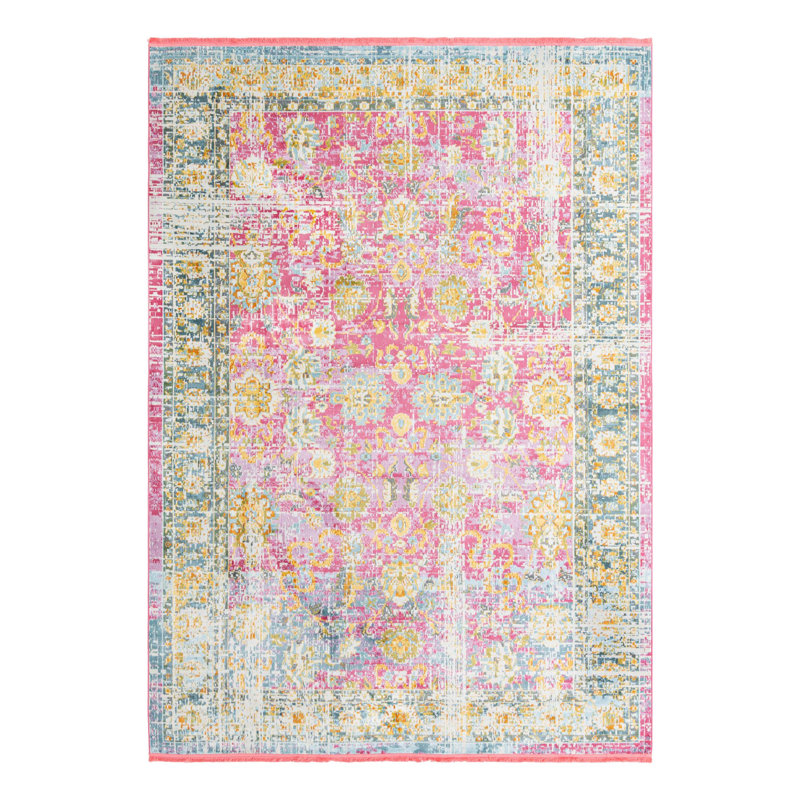 Haefner Floral Indoor Rug, Rectangle 9' x 12'