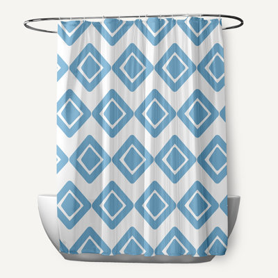 Rideau de douche simple hypoallergénique Ferrier Diamond