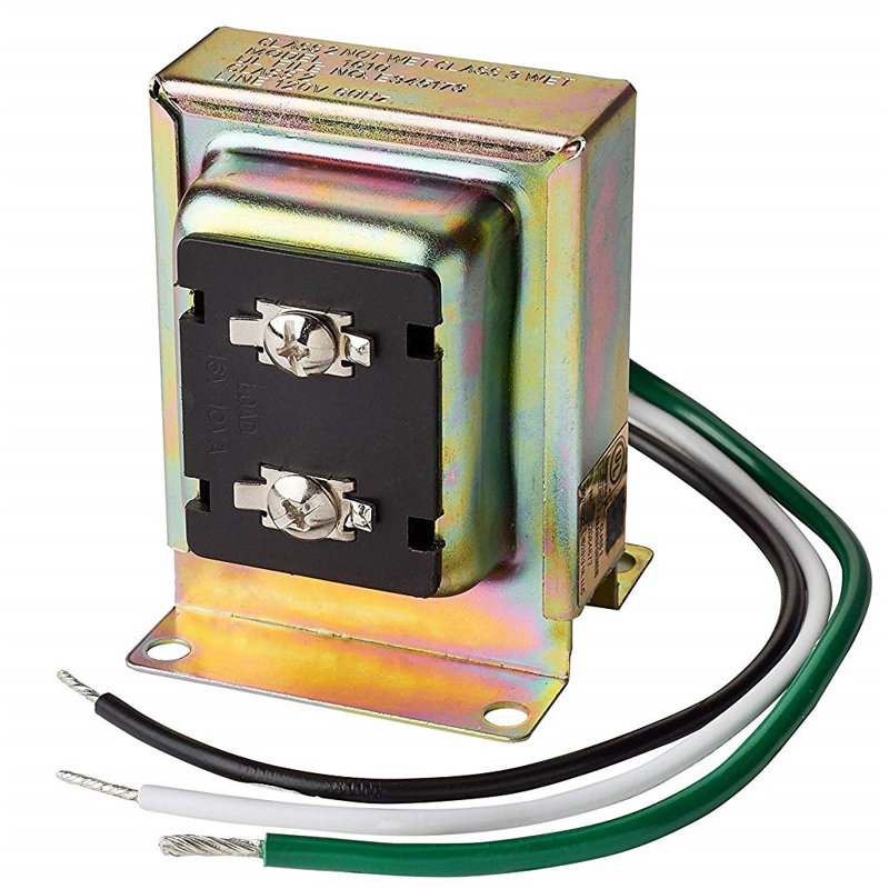 Two-note Electric Door Chime Kit, Includes Modern Chime, 16v/10va Transformer And 2 Lighted Doorbell Buttons
