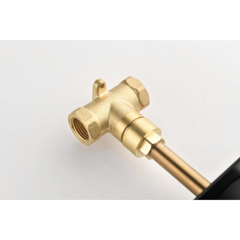 3/4" Cast Metal Volume Control Valve - Adjustable Brass Handle, Matte Black Surface, Corrosion & Rust Resistance, 3.46 In. W X D 2.18 H, 4.83 Lb Finish, Handle Adjustable,