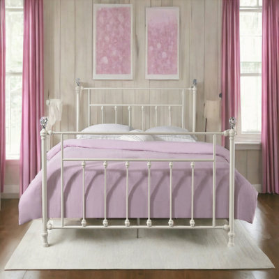 Comet White Finish Bed