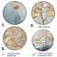 Crispin - Paysages d'art rond en métal-109696147