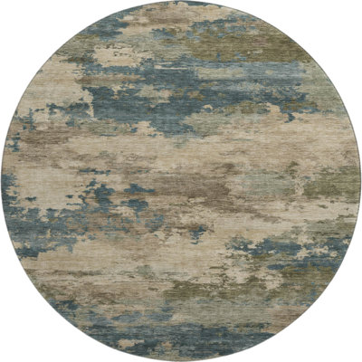 Premium Machine Washable Mayfield AMF2075 Abstract Rug