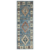 New Turkmen Afghan One-of-a-Kind Runner 2'8" X 7'11" Area Rug