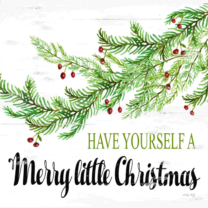 2885357 «Merry Little Christmas», H 12 po x l 12 po