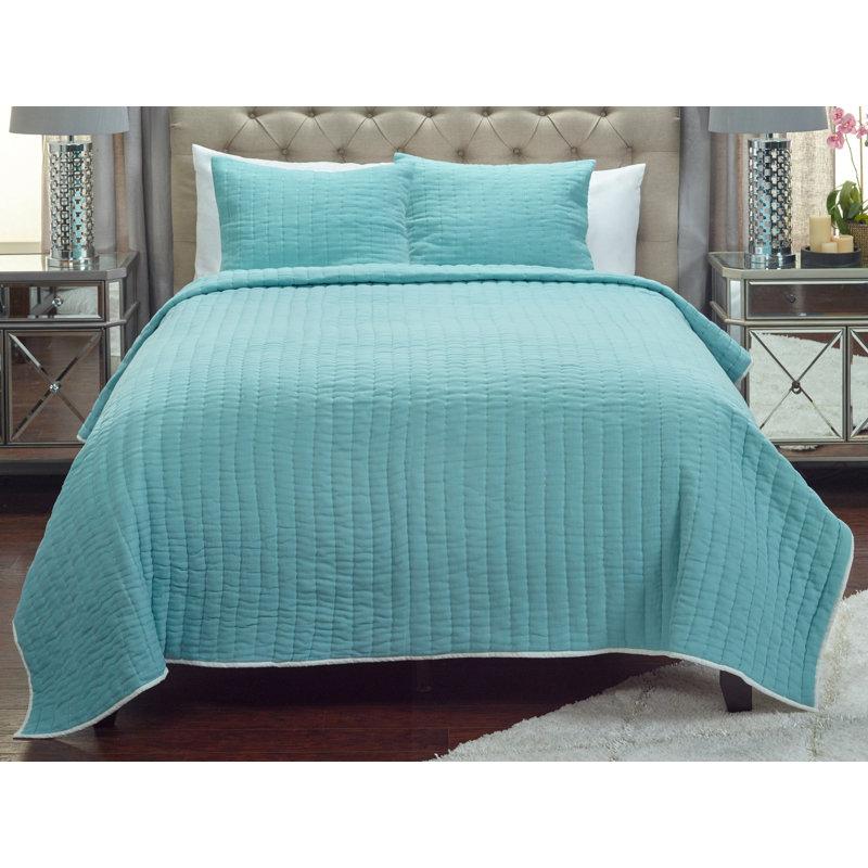 Jade Cotton Quilt, King