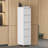 Vertical File Cabinet With 5 Drawers On Wheels, Metal Storage For A4/letter/legal Size Documents, White, 17.71"d*14.93"w*62.53"h, Lockable Smooth Coating Finish Papers, Surface