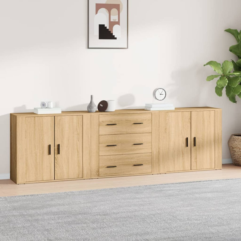 Mazon Display Cabinet, Sonoma Oak