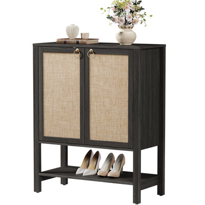 Armoire à chaussures avec tablettes réglables Pomodoro Boho