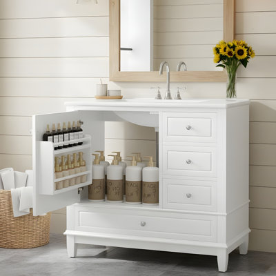 Multi-Size Drawer Bathroom Vanity Set