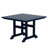 Laguna Poly 5-Piece Square Table Garden Arm Chair Dining Set-107083476