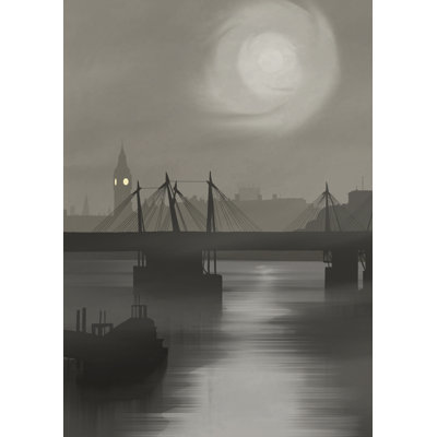 London In Fog by Richard O'Neil - Print