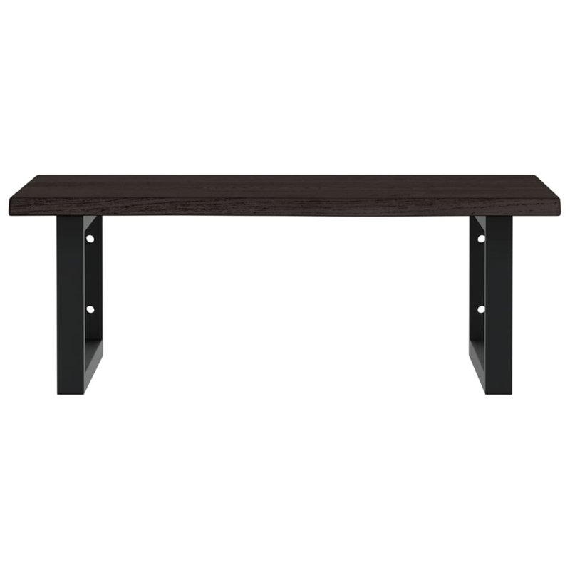 Ariceli 60cm Solid Wood Bathroom Vanity Top, Black