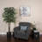 72'' Faux Plant in Wicker/Rattan Basket