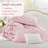 5 Pieces Full/Queen Comforter Set,Pink-131299416-131299414