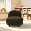 Chaise d'enfant moderne et confortable de 56 cm de large, rembourrée et dotée d'une tablette latérale intégrée-1196992345