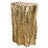 13.5X13x20" Magnesium Golden Tree Trunk Stool In Antique Gold, And Versatile, Enhances Ambiance Of Living Room, Office, Bedroom Stool, Gold Finish, Functional, Ideal For Use