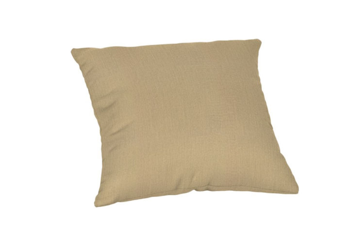 Crispin Outdoor Square Sunbrella Pillow Cover & Insert