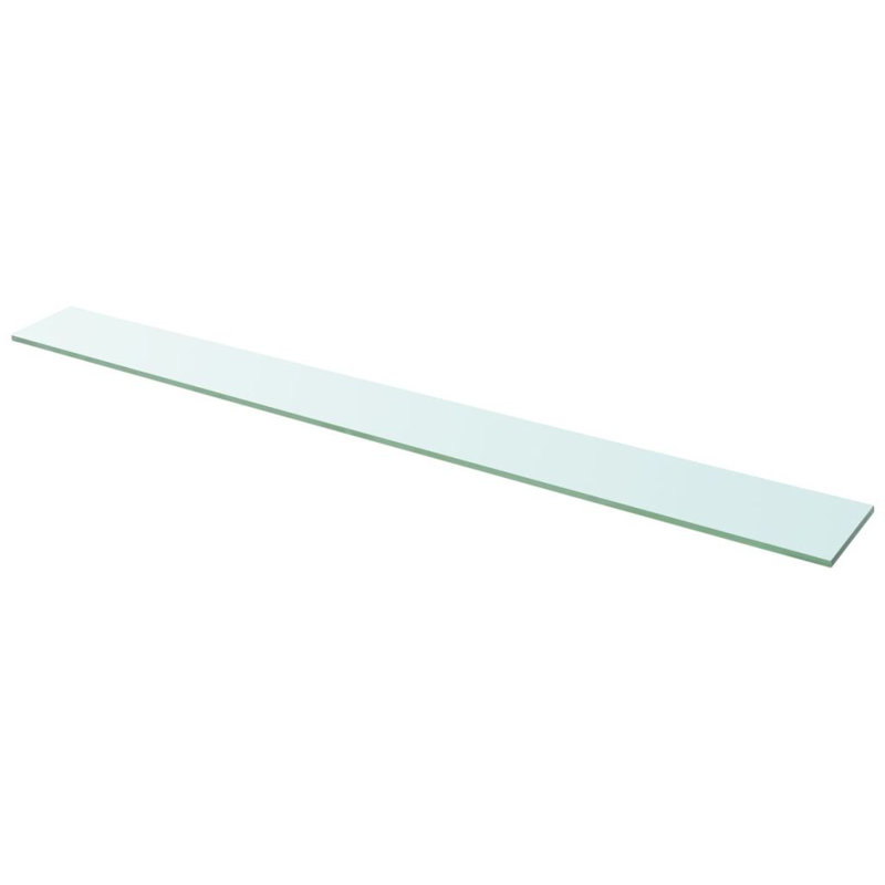 Tablette en verre, H 0,31 po x l 43,3 po x P 4,7 po