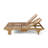 Bel-Air Outdoor Teak Wood Chaise Lounge