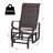 Outdoor Gliding Lounger Chair, Single Person Patio Swinging Glider Chair With Ergonomic Neck Support,lightweight Rocking Seat For Backyard Porch Garden Relaxation