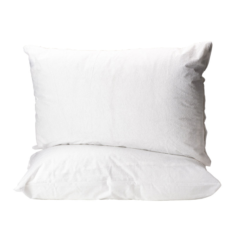 Terry Towel Waterproof Pillow Protector Pair