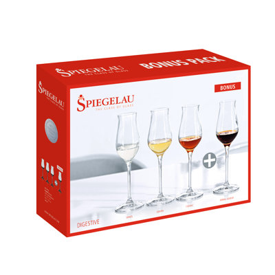 Spécialité 4 pièces 5 oz. Ensemble de verres à vin en cristal blanc