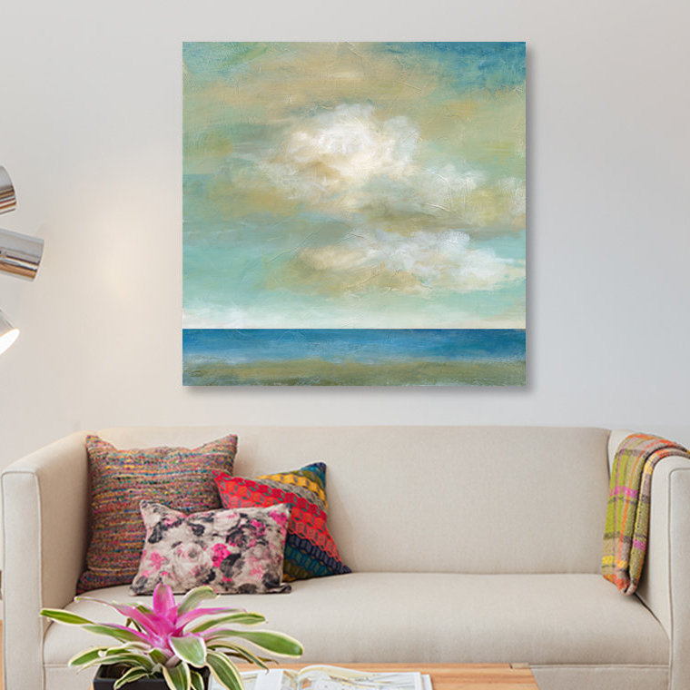 « cloudscape ii », reproduction sur toile, H 12 po x l 12 po x P 1,5 po, Toile tendue, Pas de tapis