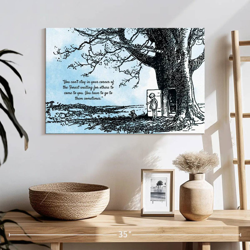 Citation de Ashie Winnie The Pooh, H 16 po x l 24 po