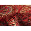 Hand-Knotted Anatolia Dark Red Wool Rug 3'11" X 10'2"