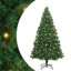vidaXL Artificial Christmas Tree with 300 LEDs with Stand Green-461239802