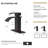 Three-hole bathroom faucet with drain kit-115827519