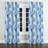 Abstract Velvet Curtains - Modern Bradi Grommet Curtain - 1 Panel-277292475-277292472