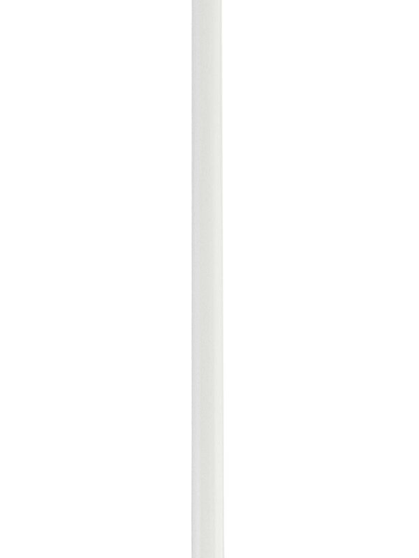 Ceiling Fan Downrod, 72" H x 0.75" W x 0.75" D, Flat White