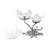 Arthur Court Designs Grape Acrylic and Aluminum Stainless Steel Fruit Bowl