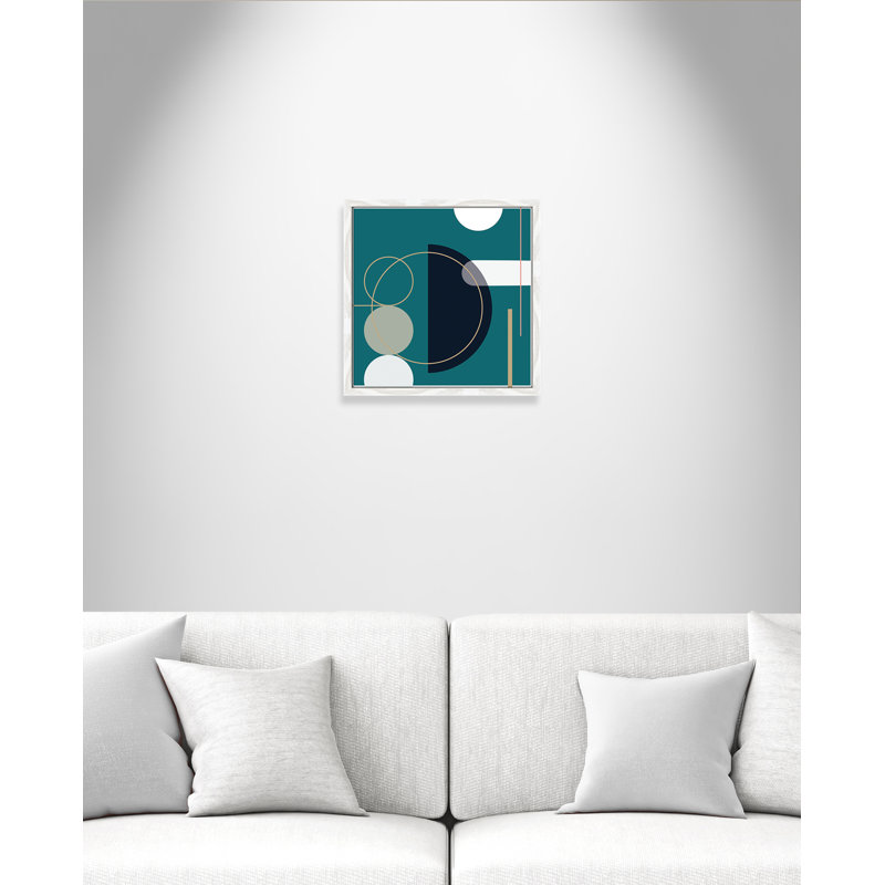 Restreinte restreinte Framment Restreinte II - peinture encadrée, Grain de bois blanc, H 18,25 po x l 18,25 po x P 0,75 po
