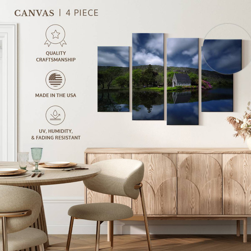 Alvord Chapel By Lake, 22" H x 36" W