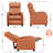 Mcghee Faux Leather Recliner-1575485100