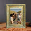Cadre photo décoratif antique en or 1pc pour photos 5 "x 7" et présentation de photos de mariage