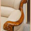 Causeuse en cuir véritable Ashlay