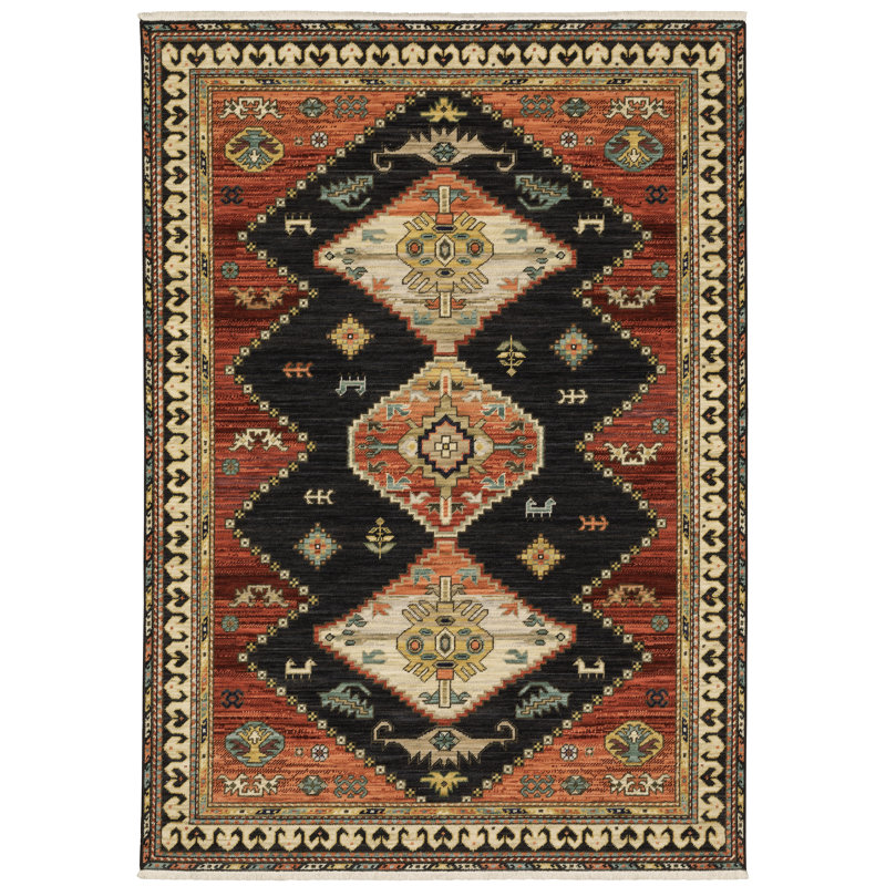 Markcus Southwestern Indoor Rug, Rectangle 5'3" x 7'6"