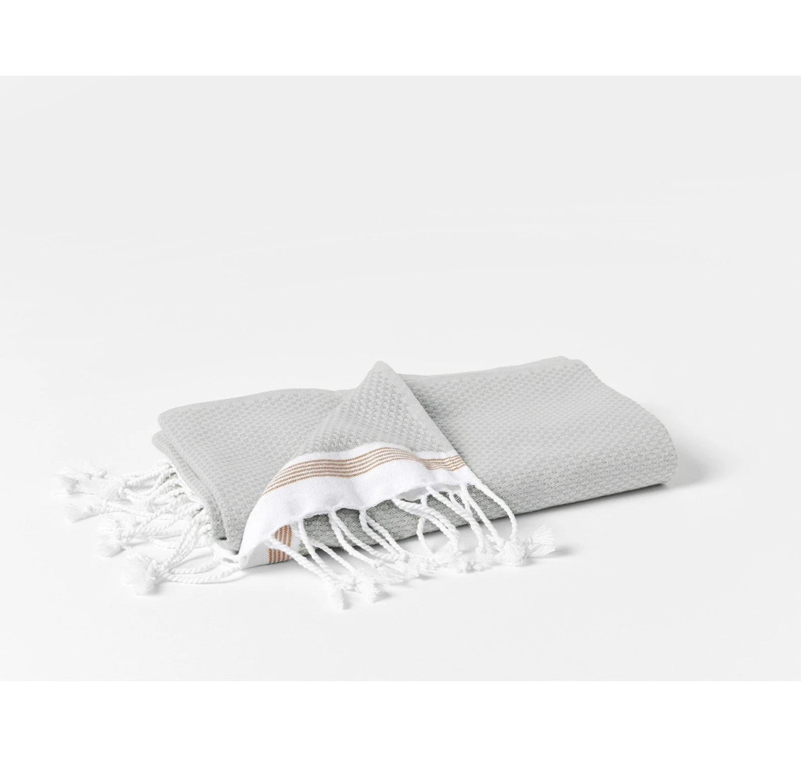 Mediterranean Organic Towel Set, Seal w/Fawn, 6 Piece Towel Set