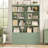 70.9"H X 47.2"W Wood Double 4-Tier Bookcase With 4 Storage Drawers-157667096