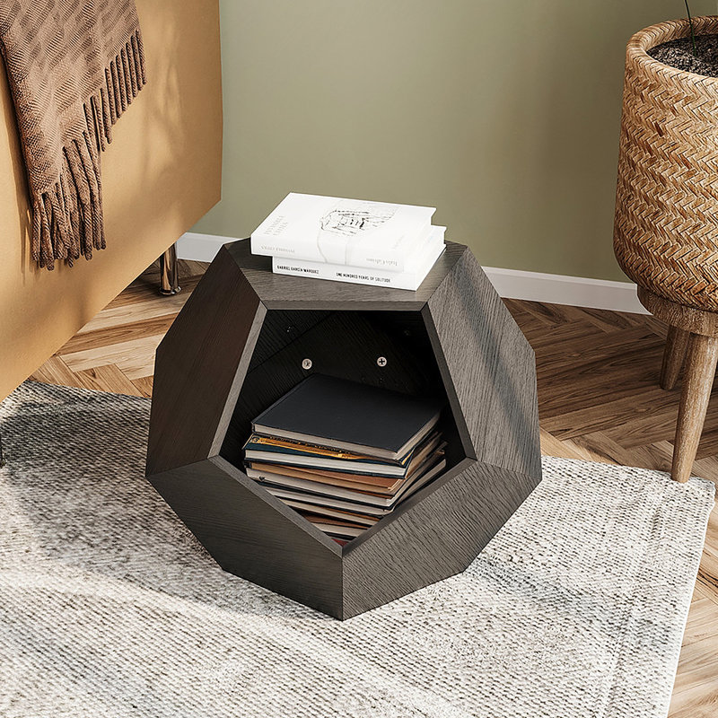 Table d'appoint pour chat 25,98 po, Brun-noir