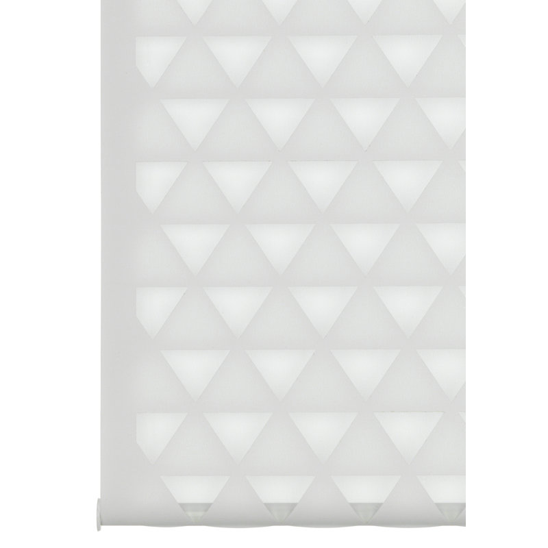 Semi Sheer Roll-Up Shade, Triangle, 150cm L x 100cm W