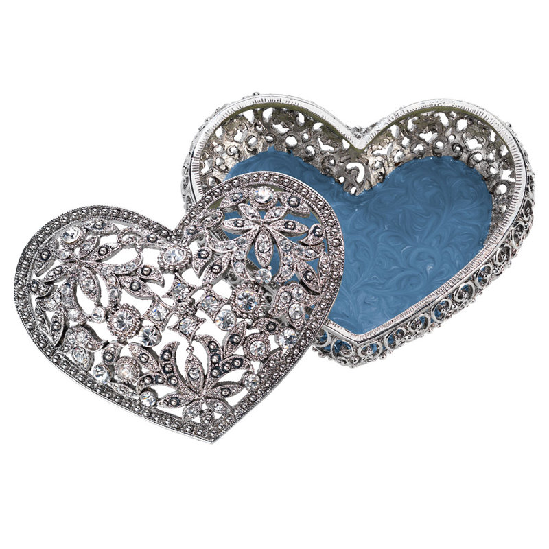 Luxembourg Decorative Box, Silver