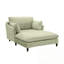 Chaise longue avec coussins et pieds robustes-1970203532