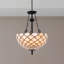  Lustre 3 lumières rétro Elyce Tiffany