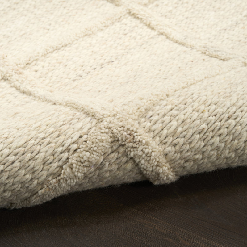 Tapis d'intérieur moderne sable 2 pi x 3 pi D Cadre, Rectangulaire 2 pi x 3 pi