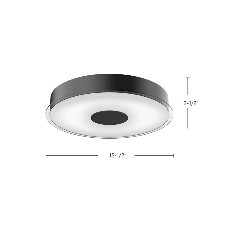 Parker Glass LED Flush Mount